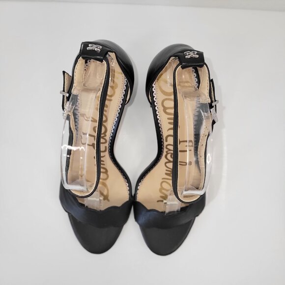 Sam Edelman Odila Sandal Black Leather Shoe Women's Size 7.5 - Picture 3 of 9